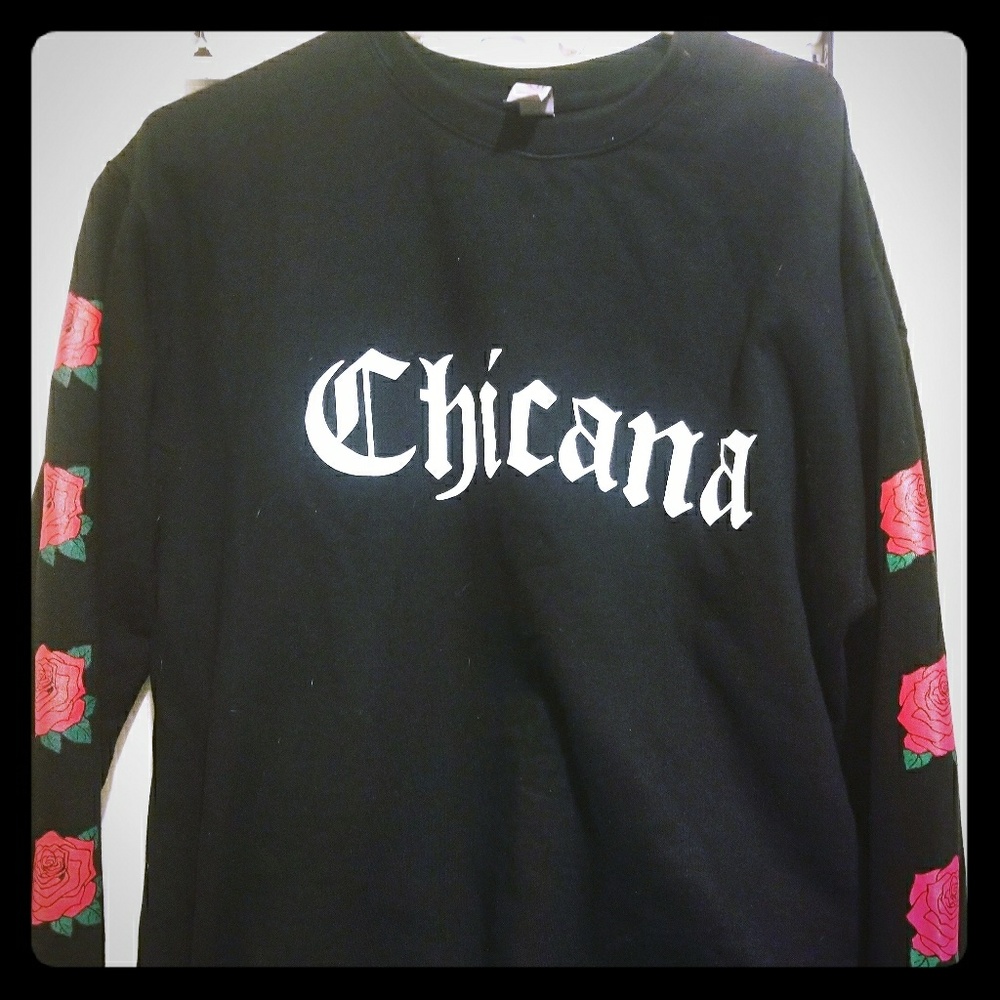 Brand new @evettexo merch chicana sweater